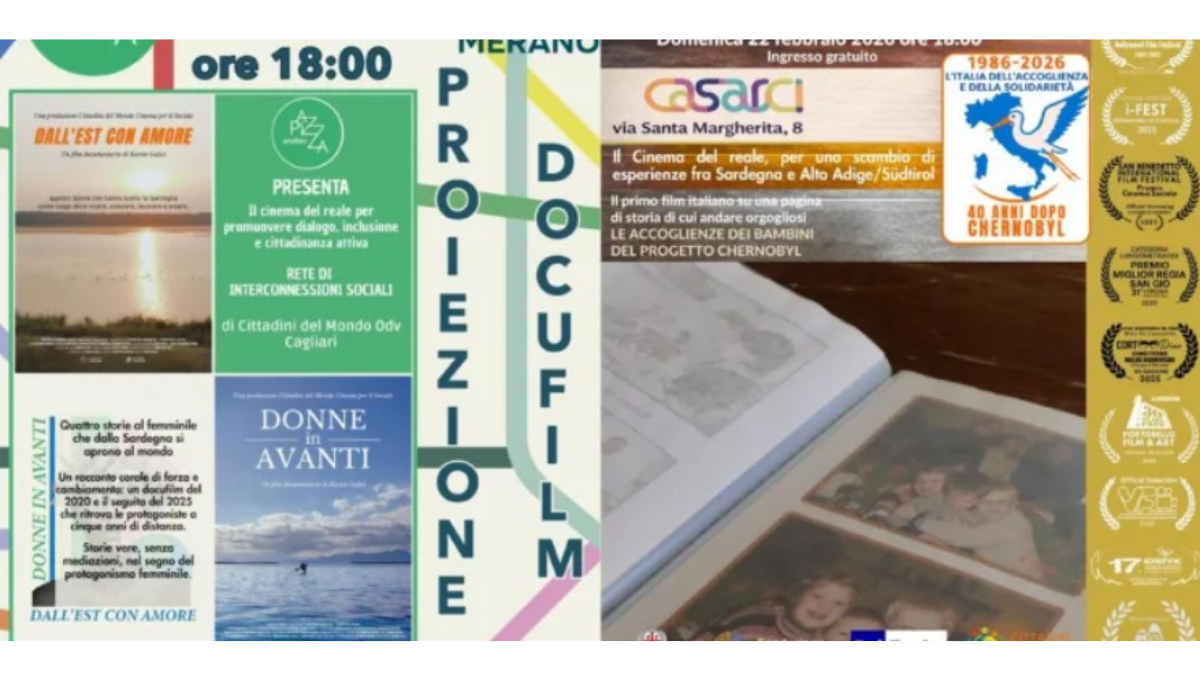 Doppia tappa in Alto Adige/Südtirol per le proiezioni e gli incontri della Rete di Interconnessioni Sociali di Cittadini del Mondo